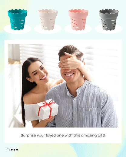 Bottle Drying Rack, 4PCS Silicone Single Handy Faster Dryer for Water Bottle, Wine Glass, Coffee Mug, Tumbles Travel-Friendly Drying Rack, Fit for HydroFlask, Yeti, Camelbak