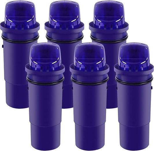 6-Pack PPF900Z Water Filter Replacement for PUR, PUR Plus Pitcher and Dispenser, Water Filters Replace PPF900Z, PPF951K,CRF950Z,PPT700W, PPT711W