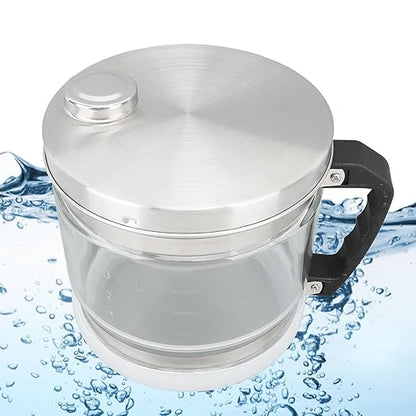 4L Water Container for Distiller, Portable Glass Distilled Water Storage Container, Collection Bottle Replacement for Countertop Distillers, Ensure The Purity of Distilled Water