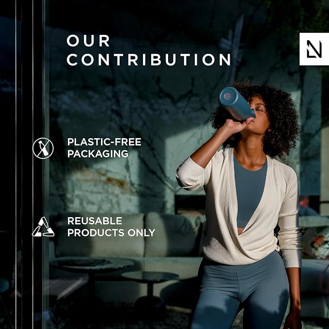 LARS NYSØM Stainless Steel Insulated XL Water Bottle 12oz 17oz 25oz 34oz 51oz | BPA-free Insulated Thermo Flask for Hot and Cold Beverages | Leakproof Large Drinking Bottle (Pumpkin Orange, 51oz)