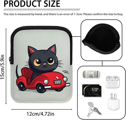 Cat Tumbler Pouch Bag Water Bottle Pouch 40oz Cup Pouch for Stanley Accessories with Adjustable Strap Tumbler IceFlow Storage Pocket