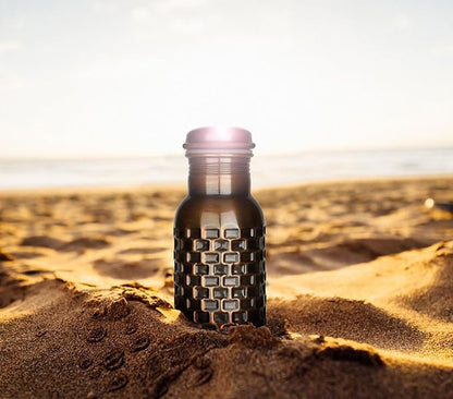 Ayurvedic Drinking Copper Water Bottle for Sports, Travel, Yoga & Everyday Use, Water Bottle for Gym, Office, Hiking, Outdoor Capacity 32 Oz (Design 5, 32 Oz)