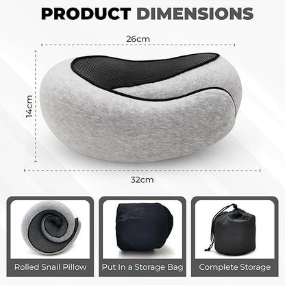 Airplane Travel Neck Pillow, Memory Foam Airplane Travel Pillow, 360 Degree Comfort and Breathability, Washable Modal Cover.Travel Neck Pillow for Airplane, Neck Pillow Airplane (Pink)