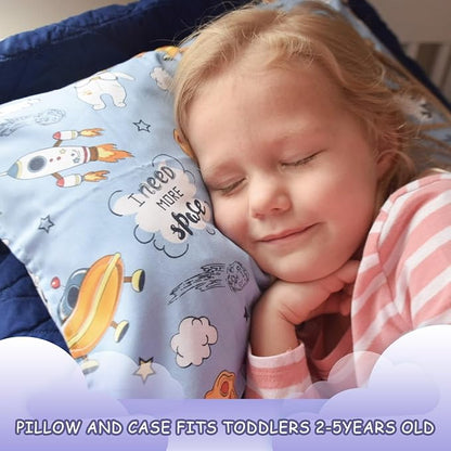 ALVABABY Toddler Pillowcases Fit 13x 18,14x 19 Kids Pillow Cotton Baby Pillow Cover Envelope Pillow Cover for Boys Girls