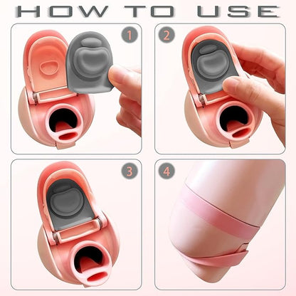 5PCS Replacement Stopper Compatible with Owala FreeSip 19/24/32/40oz, Silicone Anti-Spill Water Bottle Top Lid Replacement Parts, BPA-Free Seal Bottle Cap Mouth Stopper Gasket (Grey)