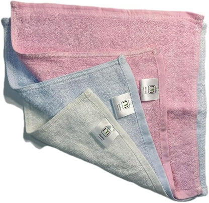 6pcs Soft and Safe 100% Bamboo Washcloths for Baby Face, Natural and Gentle Baby Wash Cloths, 10 * 10 inch Multi-Purpose Bamboo Face Cloths Towel