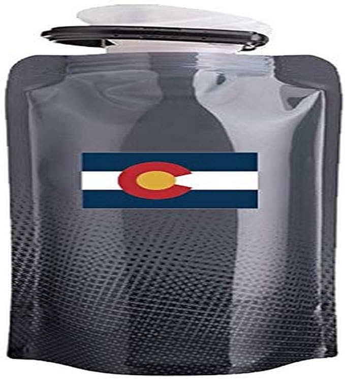 Vapur | Collapsible Water Bottle | Reusable Leak Proof Water Bottles with Carabiner for Working Out, Camping, Backpacking, Hiking, & Travel! | States Anti-Bottle