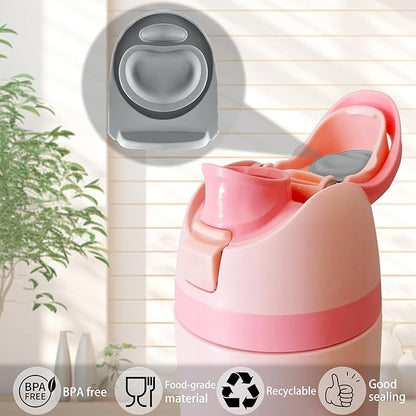 5PCS Replacement Stopper Compatible with Owala FreeSip 19/24/32/40oz, Silicone Anti-Spill Water Bottle Top Lid Replacement Parts, BPA-Free Seal Bottle Cap Mouth Stopper Gasket (Grey)