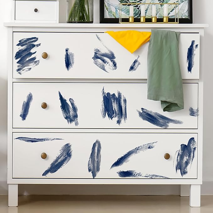 DIY Oil Painting Brushstroke Wall Decal for Kids - Creative Brushstroke Wall Sticker | Removable, Waterproof, and Easy Peel and Stick | Perfect for Kids, Baby Room, Classroom, Living Room,