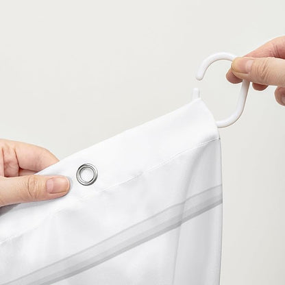 AILONEN Funny Cat with Shower Cap Shower Curtain for Kids 60" W*72" H Inch,Cute Kitten Taking Shower Bathroom Curtain,12 Pack Hooks Polyester Waterproof Fabric Decor for Bathroom,Blue