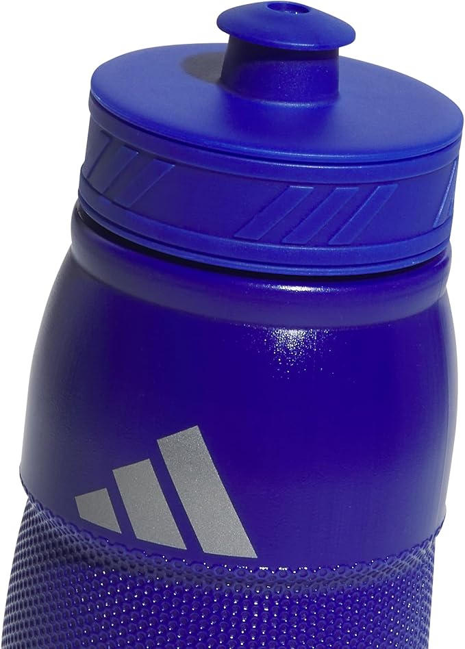adidas 750 ML (28 oz) Stadium Refillable Plastic Sport Water Bottle, Bold Blue/Grey/Bold Blue, One Size