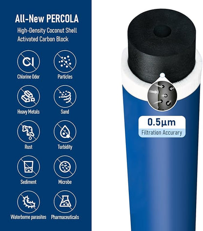 AP917HD Water Filter, Compatible with Aqua-Pure® AP917HD Whole House Sediment/CTO Replacement Filter For 3M® Aqua-Pure® AP903 System 100,000 Gallons (1 Pack)
