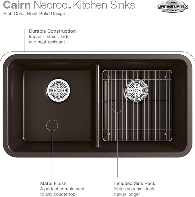 Cairn Undermount Single-bowl Farmhouse Kitchen Sink