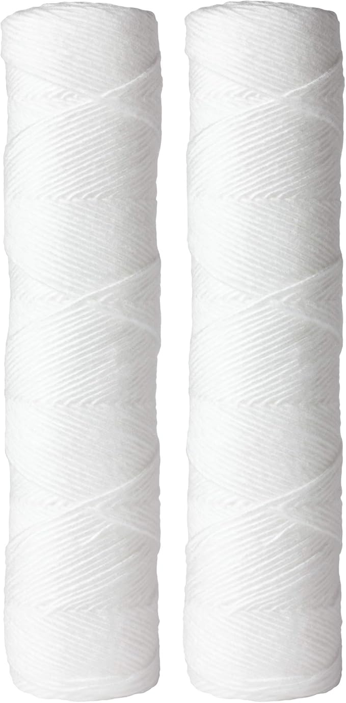 AO Smith 2.5"x10" 35 Micron Sediment Water Filter Replacement Cartridge - 2 Pack - For Whole House Filtration Systems - AO-WH-PRE-R2