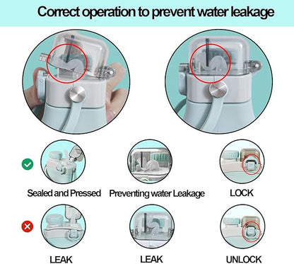 THAIOXYH® Collapsible Water Bottles 20oz Reuseable Leakproof BPA Free Silicone Foldable Water Bottles for Traveling Running Hiking Camping Sports