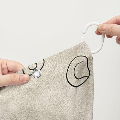 AILONEN Cute Llama Shower Curtain for Kids,Galaxy Llama Print Bath Curtain Gifts for Boys Girls,Polyester Waterproof for Bathroom with 12 Plastic Hooks 72" W*96" H