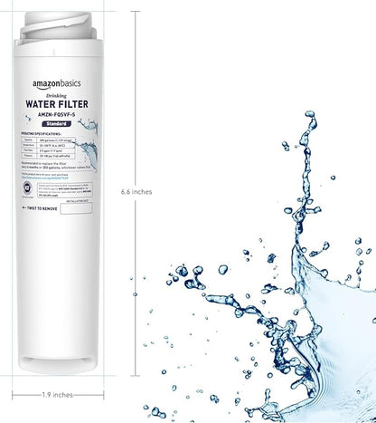 Amazon Basics Replacement GE FQSVF Drinking Water System Filter, 2-Pack, Standard Filtration