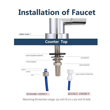 NSF (Oil Rubbed Bronze) Water Filtration Reverse Osmosis Faucet Lead-Free Advanced RO Tap for Drinking, Kitchen Sink Cooking, Cleaning | Safe, Healthier …