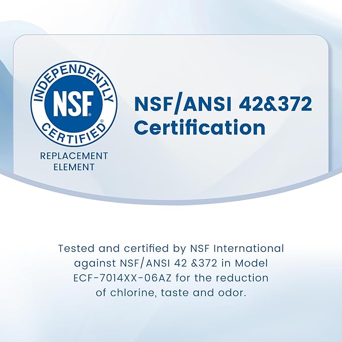 AQUA CREST Replacement for Brita® Water Filter, Pitchers and Dispensers, Classic OB03, Mavea® 107007, and More, NSF Certified Pitcher Water Filter, 4 Count