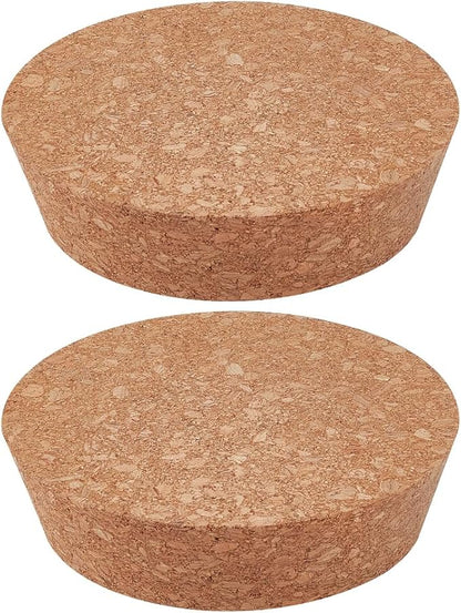 OLYCRAFT 2pcs Cork Bottle Stoppers 4.7 inch Wooden Tapered Cork Plug Wood Corks Lids Bottle Lids Cork Stoppers Wine Bottle Stoppers Wood Jar Cork for Kitchen Wedding Favor Canning