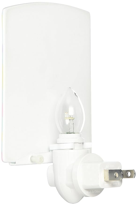 Caroline's Treasures BB7101CNL Duck in The Rain on Polkadots Ceramic Night Light Compact, UL-Certified, Ideal for Bedroom, Bathroom, Nursery, Hallway, Kitchen, 6x4x3, Multicolor