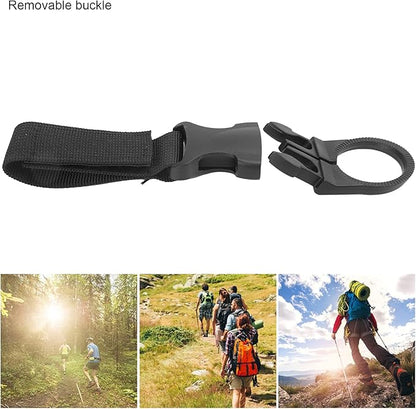 Water Bottle with Clip for Backpack, Flexible and Detachable Tight and Firm Water Bottle Holder for Outdoor