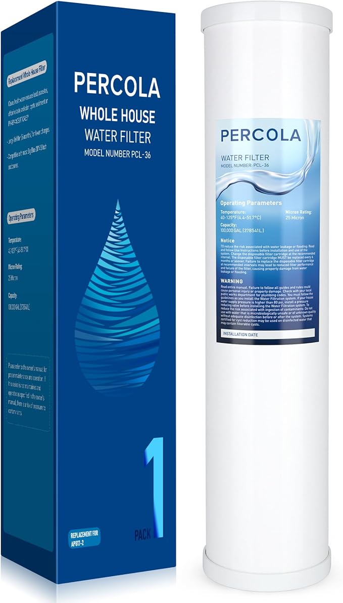 AP817-2 Whole House Filter, Fits Aqua-Pure AP800 Series Whole House water filter systems, 20 X 4.5 Inches (1 Pack)
