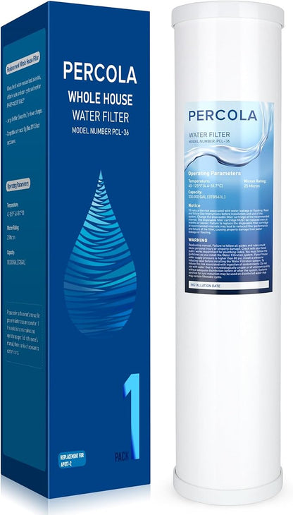 AP817-2 Whole House Filter, Fits Aqua-Pure AP800 Series Whole House water filter systems, 20 X 4.5 Inches (1 Pack)