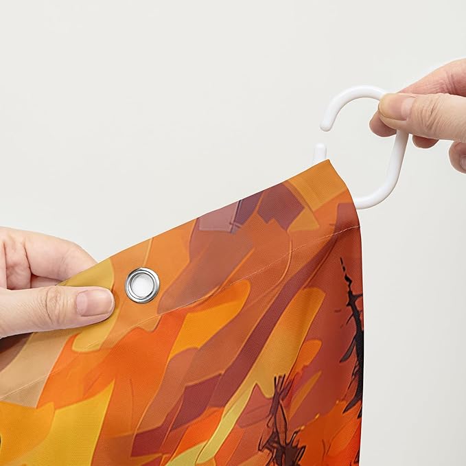 AILONEN Beautiful Butterfly Shower Curtain,Blue Butterfly with Sunflower Bath Curtain for Bathroom for Boys,Girls,Natural Plants Waterproof Fabric Shower Curtain Set with Hooks,60" W*72" H