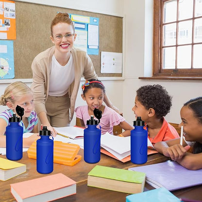 72 Pcs Sports Water Bottles Bulk 20 oz Plastic Water Bottles Reusable Squeeze Water Bottles Team Bottles with Pull Top Cap for Adults Kids Outdoor Cycling Fitness