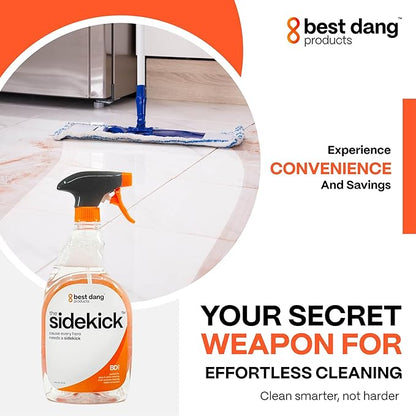 Empty Sidekick Bottle, Kitchen and Household Cleaning Supplies, Perfect for Light-duty Cleaning