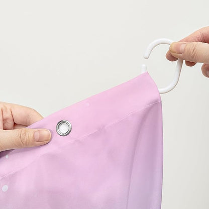 AILONEN Kawaii Sea Turtle Shower Curtain,Tie Die Ocean Animal Themed Bath Curtain Cloth Fabric Bathroom 72" W*84" H Inch,12 Pack Hooks for Kids,Sea Animal with Treasure Box Bathroom Curtain