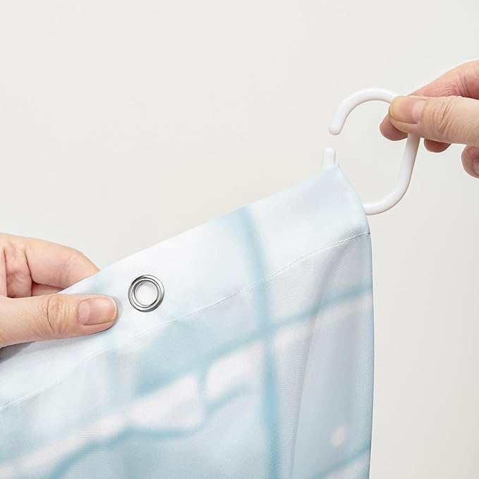 AILONEN Cartoon Dinosaur Shower Curtain for Kids Boys,Funny Singing Dinosaur Waterproof Fabric Shower Curtain for Bathroom,Lovely Green Dinosaur Shower Curtain Set with Hooks,72" W*78" H