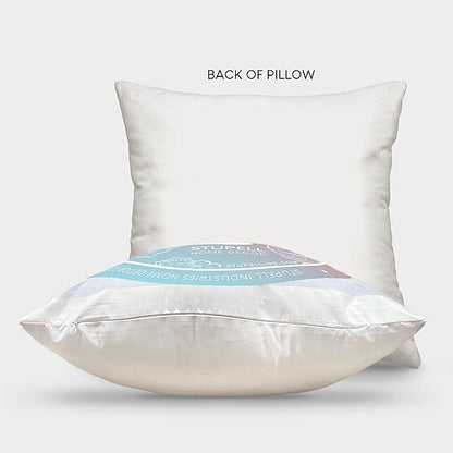 Stupell Industries Splashing Baby Cow Indoor Printed Throw Pillow, 18 x 18, Blue