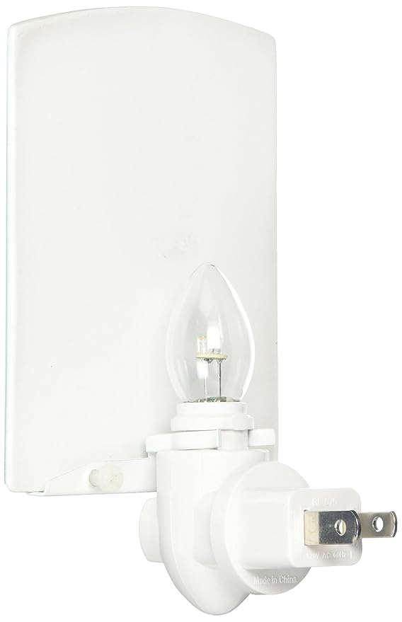 Caroline's Treasures BB7011CNL Birdhouses on Blue Stripes Ceramic Night Light Compact, UL-Certified, Ideal for Bedroom, Bathroom, Nursery, Hallway, Kitchen, 6x4x3, Multicolor