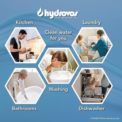 4.5 x 10 Inch Large Capacity Whole House Water Filter, NSF 42 Certified 25 Micron Sediment Filtration, Pack of 4