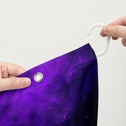 AILONEN Magic Mushroom Shower Curtain,Blue Butterfly Waterproof Fabric Bath Curtain for Kids Girl,Boho Style Shower Curtain Set for Bathroom,Natural Fungal Shower Curtain with Hooks 36" W*72" H