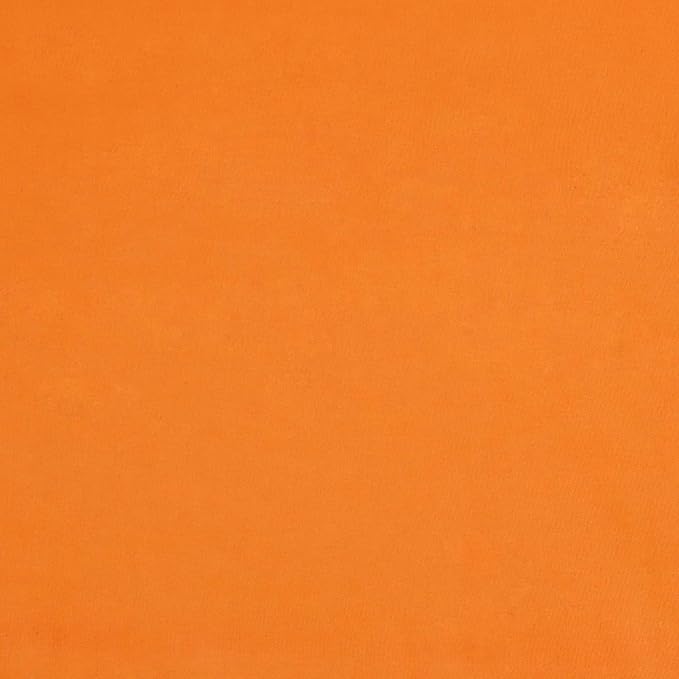 Amazon Basics Kid's Soft Easy-Wash Lightweight Microfiber 3-Piece Sheet Set, Twin, Bright Orange, Solid