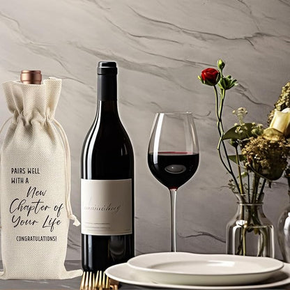 Going Away Gift Farewell Gifts for Coworkers Moving Away Gifts for Friends Coworker Leaving Gifts for Women New Beginnings Gifts for Women Goodbye Gifts for Boss Men Next Chapter Wine Bag