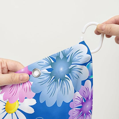 AILONEN Unicorn Shower Curtain, Kawaii Rainbow Unicorn Theme Bathroom Decor,Colorful Flower Butterfly Waterproof Fabric Shower Curtain Set for Girls Teens Kids,36" W*72" H