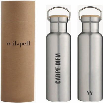 Insulated Water Bottle 16oz | Stainless Steel Water Bottle | Insulated Water Bottles | Travel Water Bottle | Metal Water Bottle | BPA-Free | Reusable Water Bottle 500 ml | Perfect for School