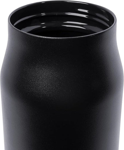 Simple Modern Water Bottle with Push Button Straw Lid | Ceramic-Lined Insulated Stainless Steel | Travel Water Bottles for Gym & Sports | Leak Proof | Mesa Signature Collection | 34oz, Midnight Black