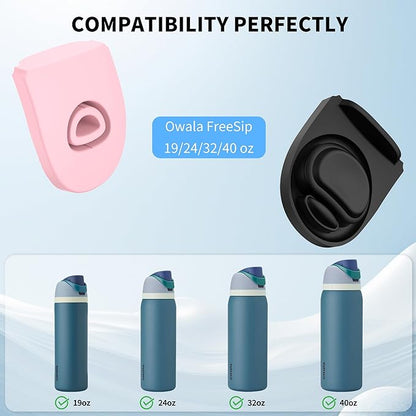 5 Pcs Replacement Stopper for Owala FreeSip 19/24/32/40 Ounce, Silicone Sealing Anti-Spill Replacement Stopper Accessories Compatible with Owala Freesip BPA-Free-Colorful