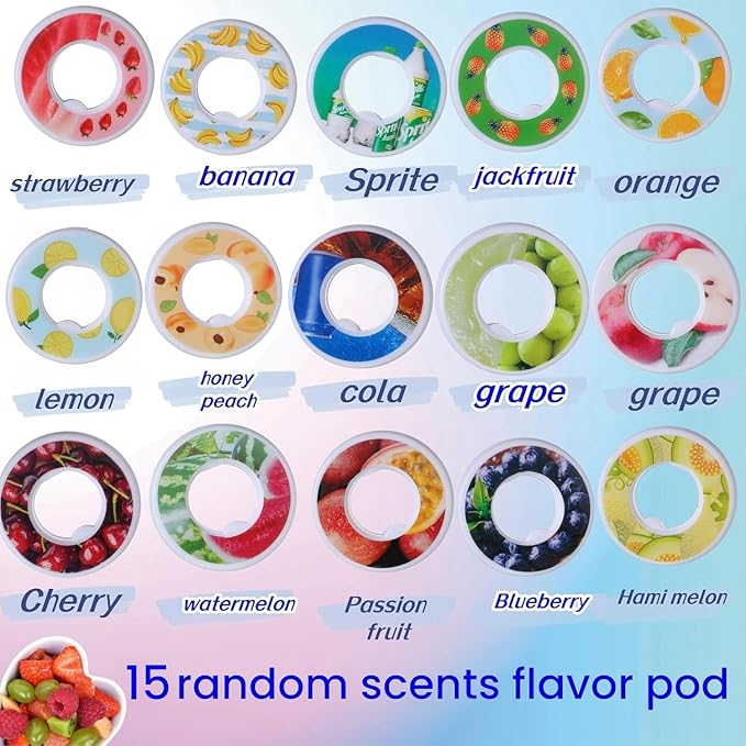 Air Water Bottle, Air Water Bottle with 7 Flavor Pods, 750ML Air Drinking Water Bottle Starter Set with Flavour Capsules, BPA Free 0% Sugar Water Cup For Outdoor Sports, Birthday Gifts (13 PCS PODS)