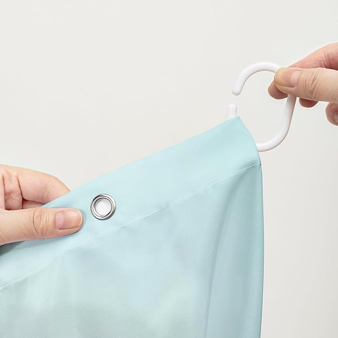 AILONEN Cartoon Sea Turtle Shower Curtain,Kawaii Ocean Sea Turtle Bath Curtain Set for Kids Girls,Ocean Flowers Bathroom Curtains,Watercolor Blue Shower Curtains for Bathroom, 72" W*84" H