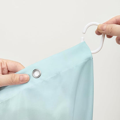 AILONEN Cartoon Sea Turtle Shower Curtain,Kawaii Ocean Sea Turtle Bath Curtain Set for Kids Girls,Ocean Flowers Bathroom Curtains,Watercolor Blue Shower Curtains for Bathroom, 72" W*72" H