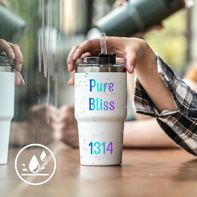 6 Pack Shiny Alphabet Stickers for Stanley Cups, Waterproof Colorful Self Alphabet Letters Sign Decor for Tumbler Water Bottle Desk Laptop Bag Classroom Gifts