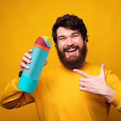 2PCS Silicone Water Bottle Boot for Owala 24oz 32oz 40oz, Protective Bottom Bumper Anti-Slip Sleeve for FreeSip, Twist, and Flip Stainless Steel Bottles, Dishwasher Safe and BPA Free