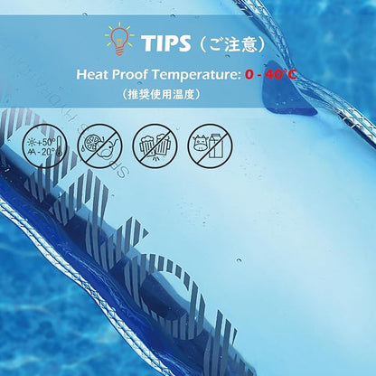 TRIWONDER Soft Flask Collapsible Water Bottles Hydration Bladder BPA-Free Foldable Water Flask for Hydration Pack - Ideal for Hiking Running Cycling Climbing Travel