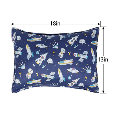 ALVABABY Toddler Pillowcases Fit 13x 18,14x 19 Kids Pillow Cotton Baby Pillow Cover Envelope Pillow Cover for Boys Girls